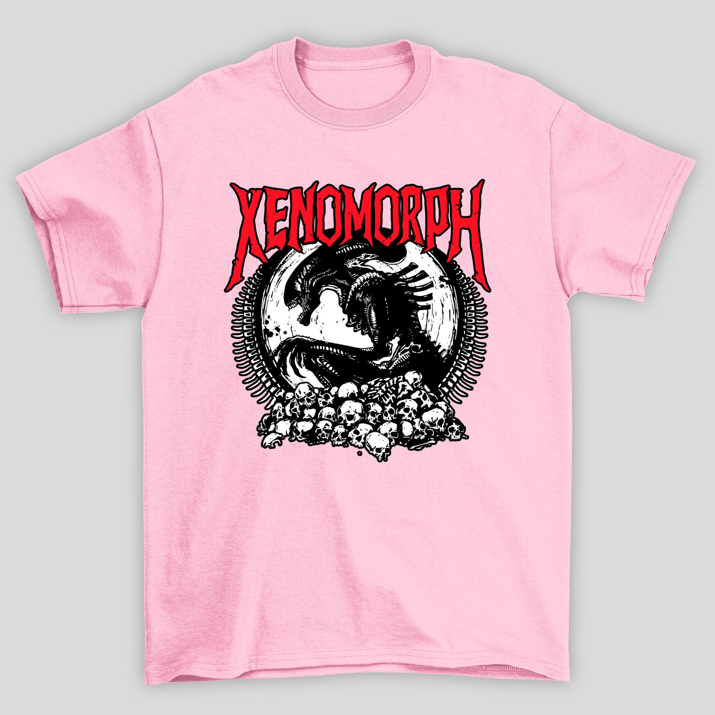 Camiseta Básica Unissex Alien Xenomorph Cranios