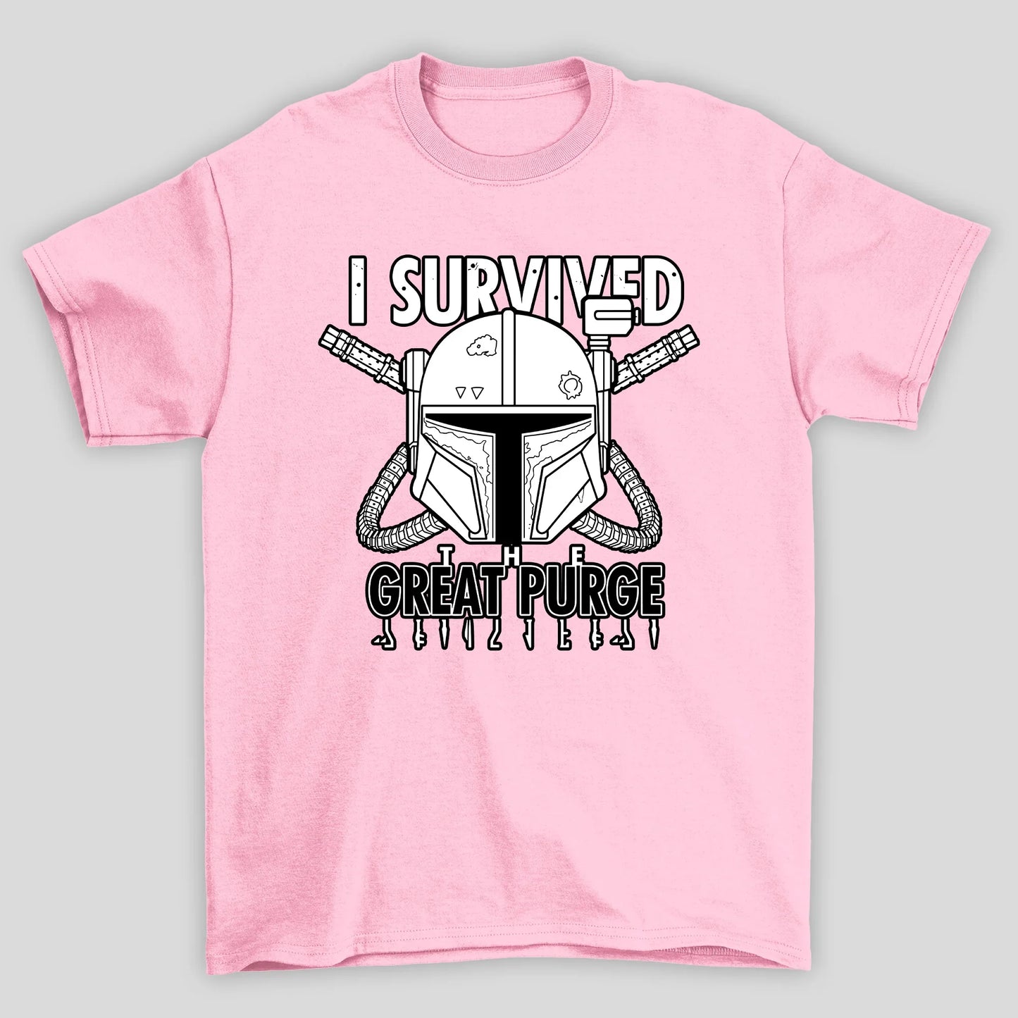 Camiseta Básica Unissex I Survived The Great Purge Mandalorian