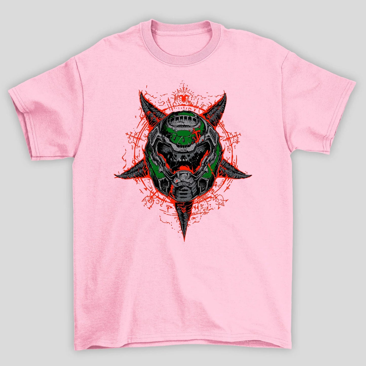 Camiseta Básica Unissex Doom Guy Capacete