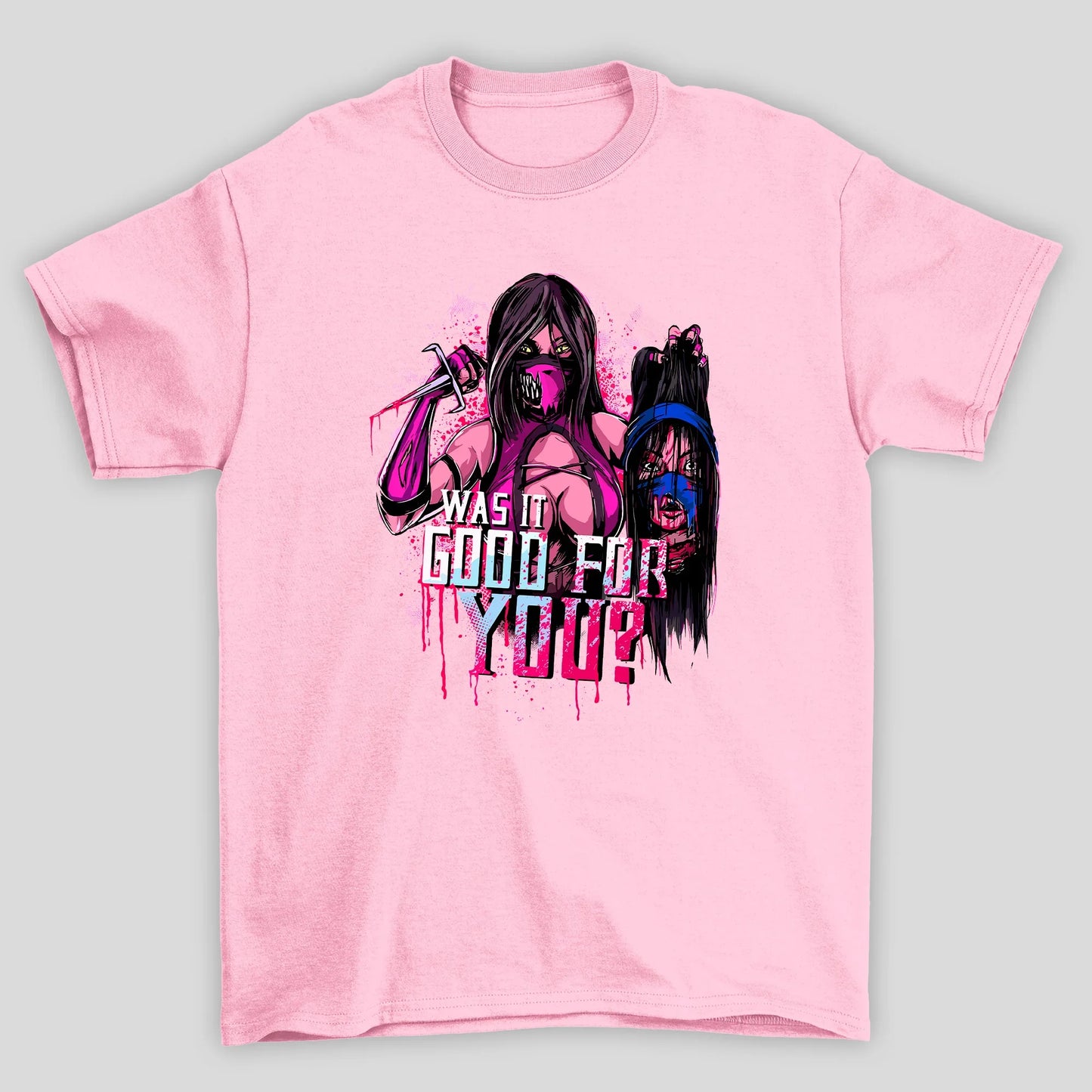 Camiseta Básica Unissex Mortal Kombat Milena Cabeça