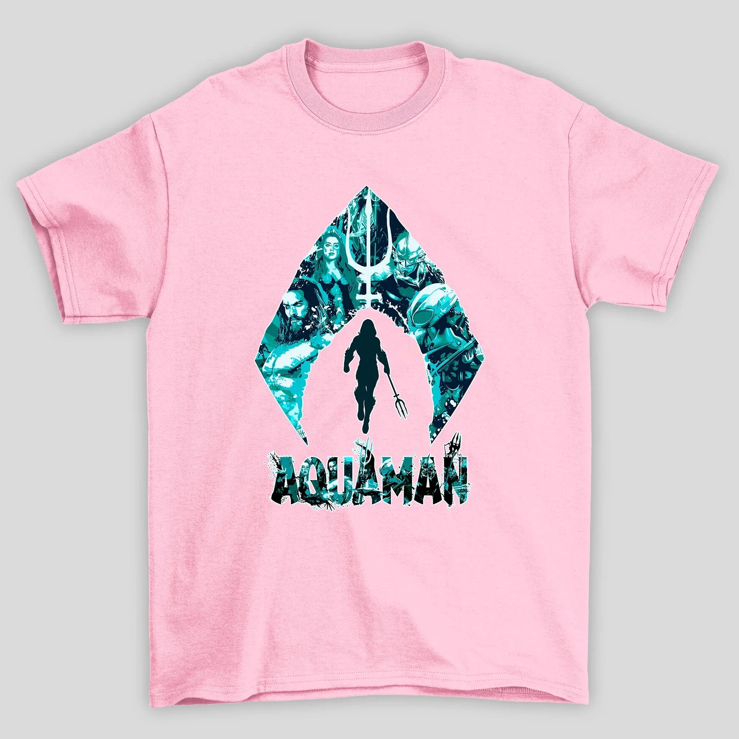 Camiseta Básica Unissex Poster Aquaman