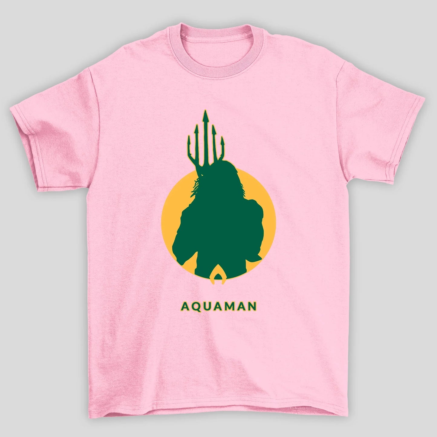 Camiseta Básica Unissex Silhueta Aquaman