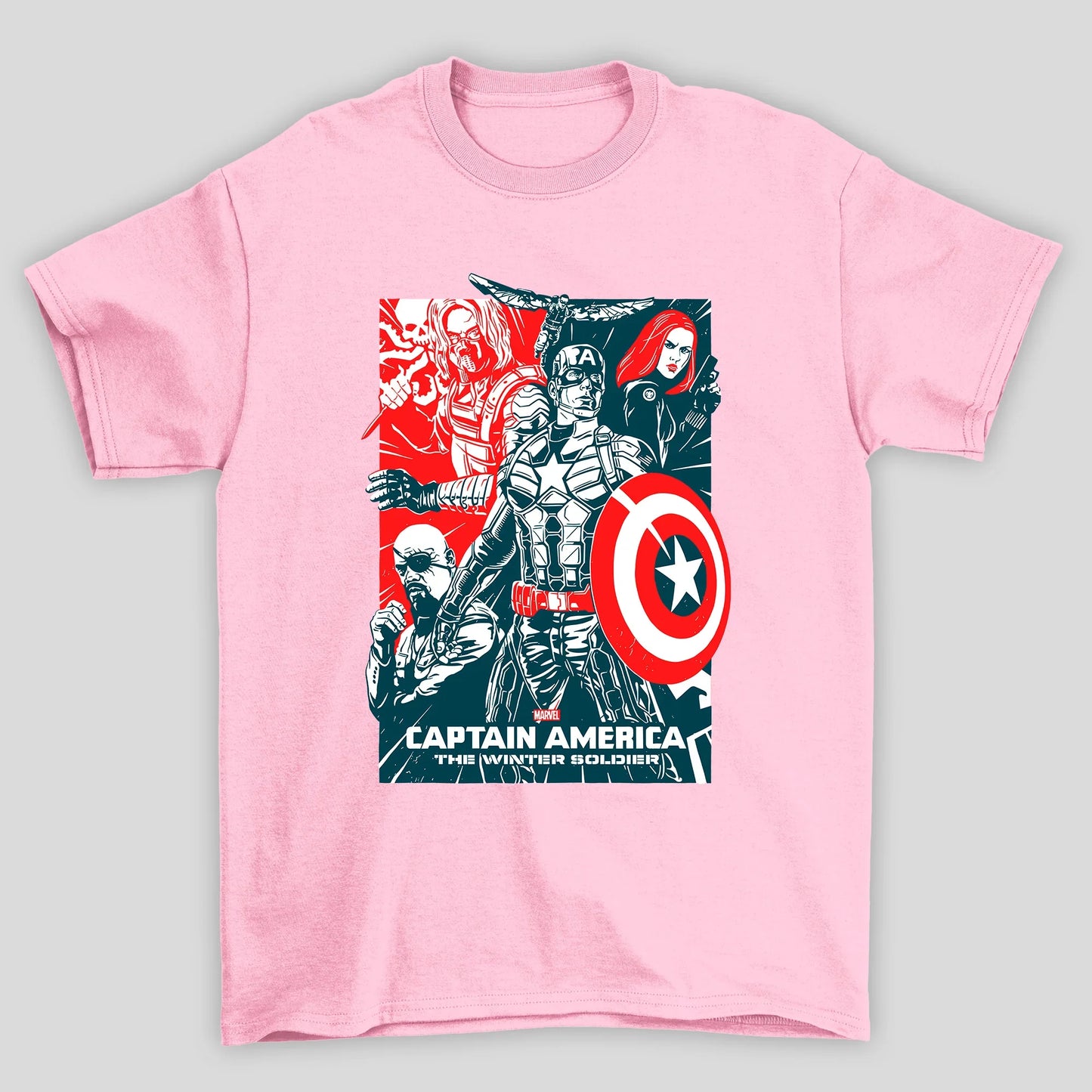 Camiseta Básica Unissex The Winter Soldier Capitao America