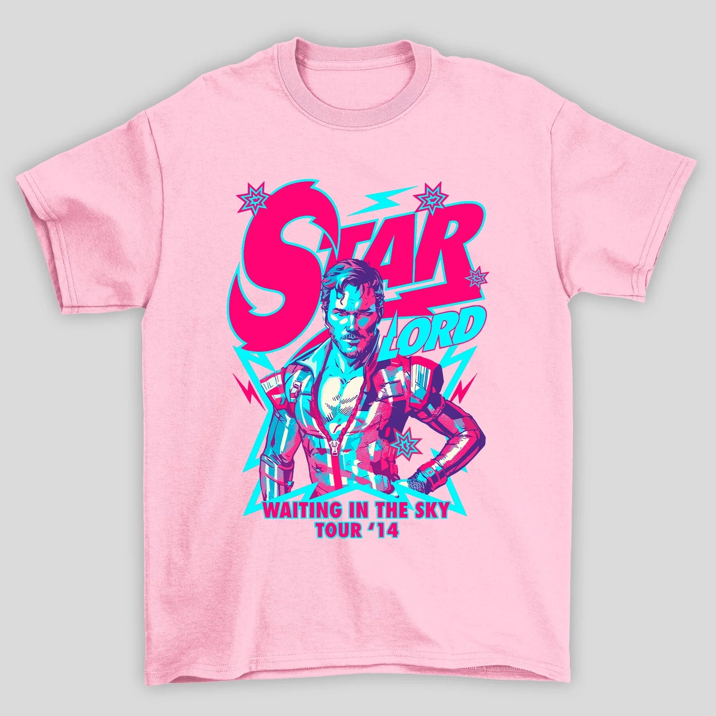 Camiseta Básica Unissex Star Lord 80's Guardioes Da Galaxia