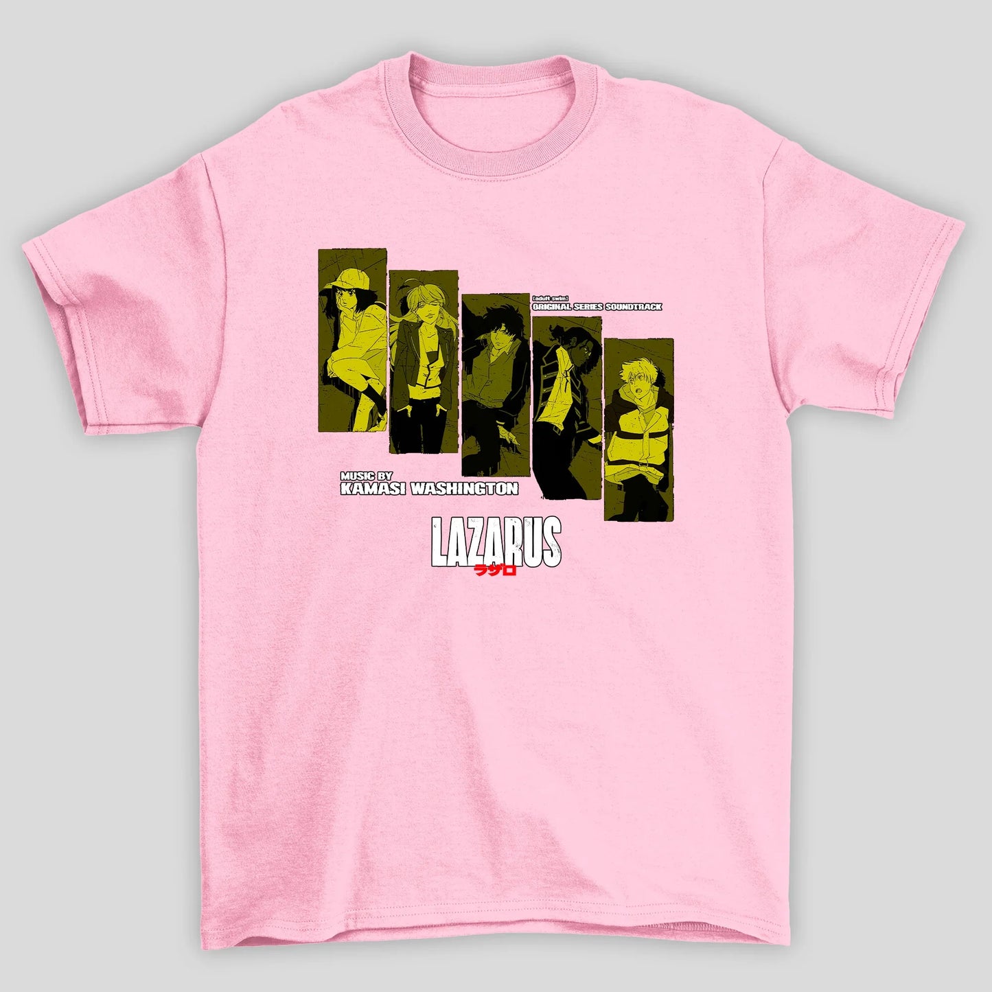 Camiseta Básica Unissex Personagens Amarelo Lazarus