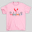 Camiseta Básica Unissex Nomes Logo Valorant