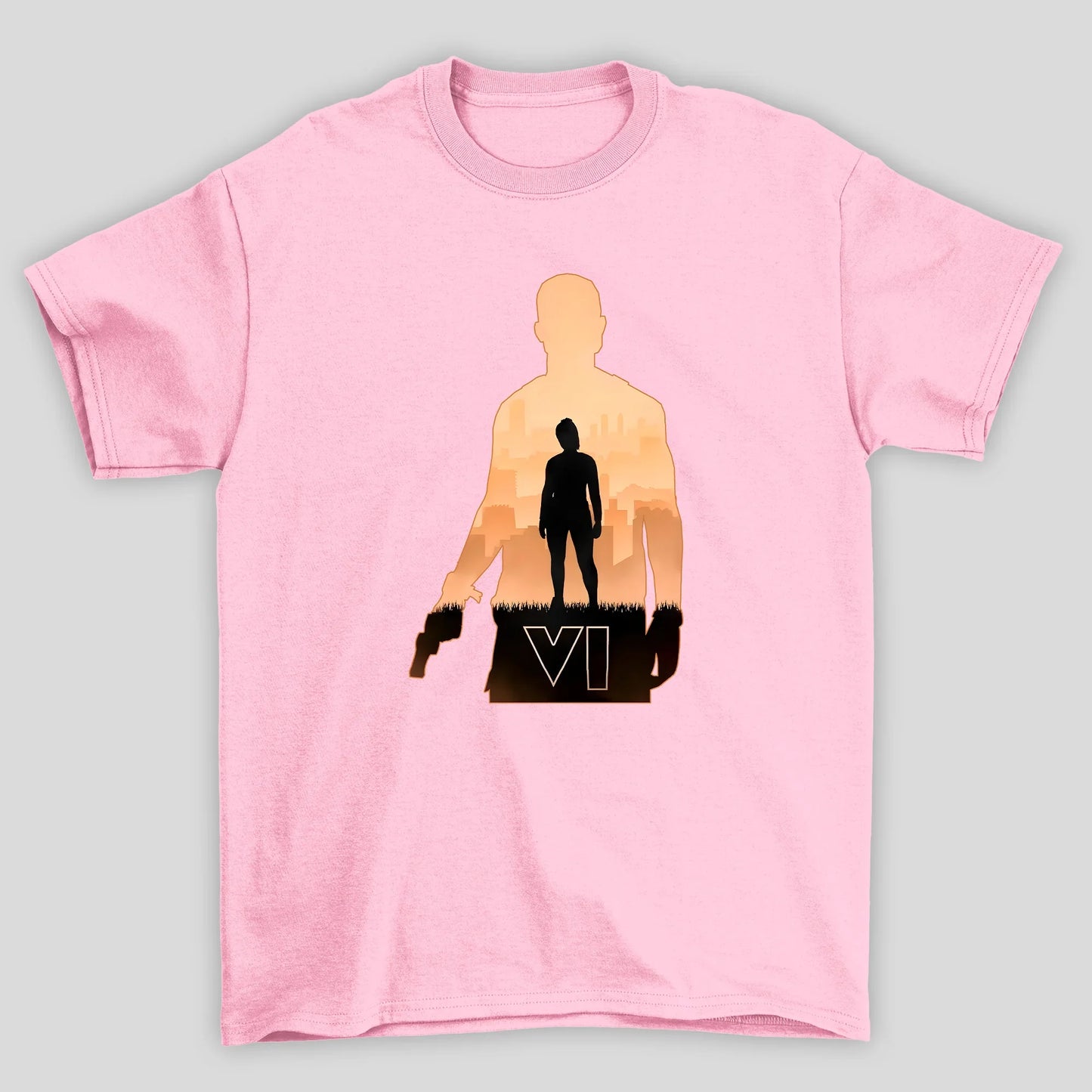 Camiseta Básica Unissex GTA Silhueta