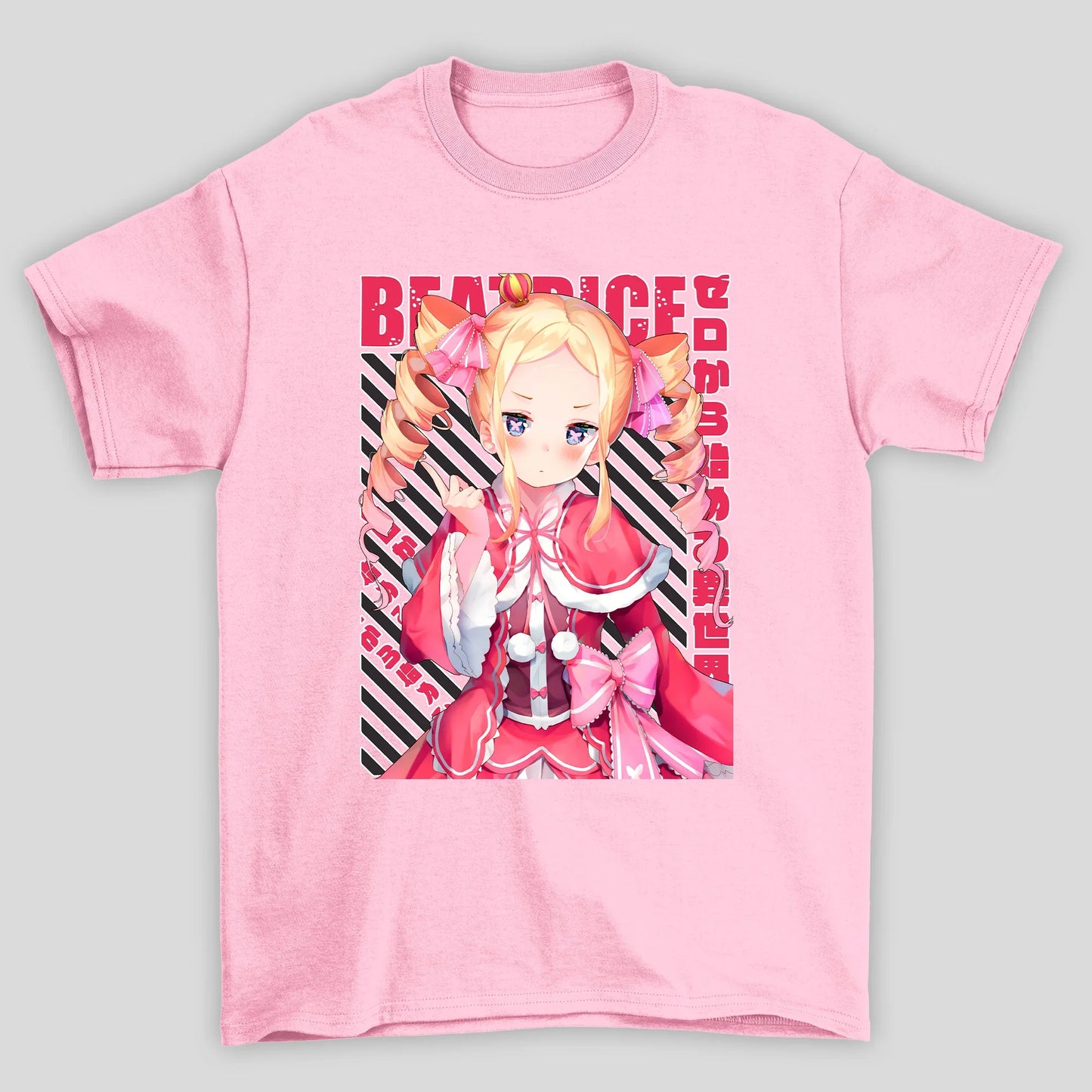 Camiseta Básica Unissex Beatrice Kanji Re Zero