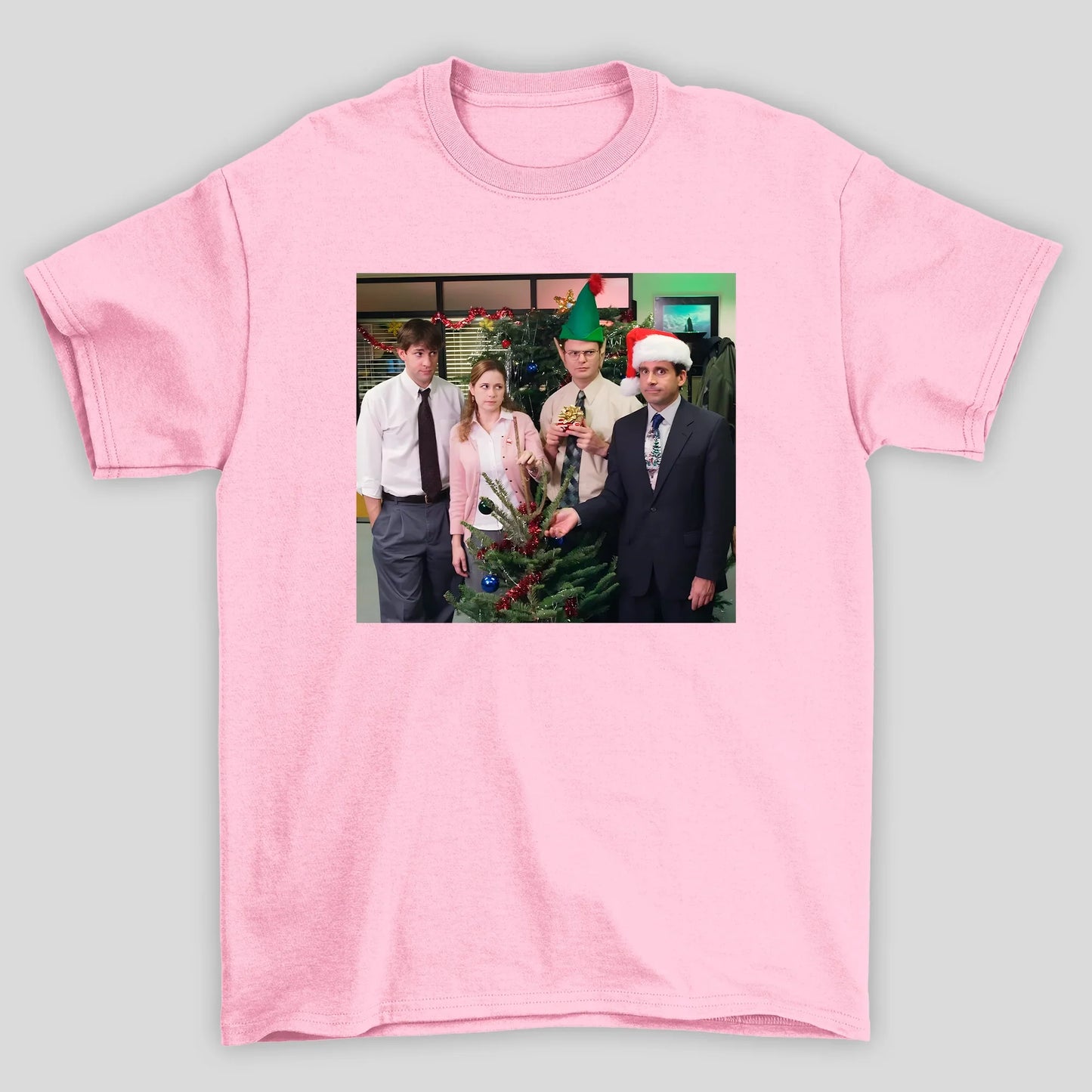 Camiseta Básica Unissex The Office Meme Natal