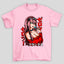 Camiseta Básica Unissex Zero Two Pirulito Kanji Darling In The Franxx