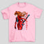 Camiseta Básica Unissex Asuka Guitarra Kanji Evangelion