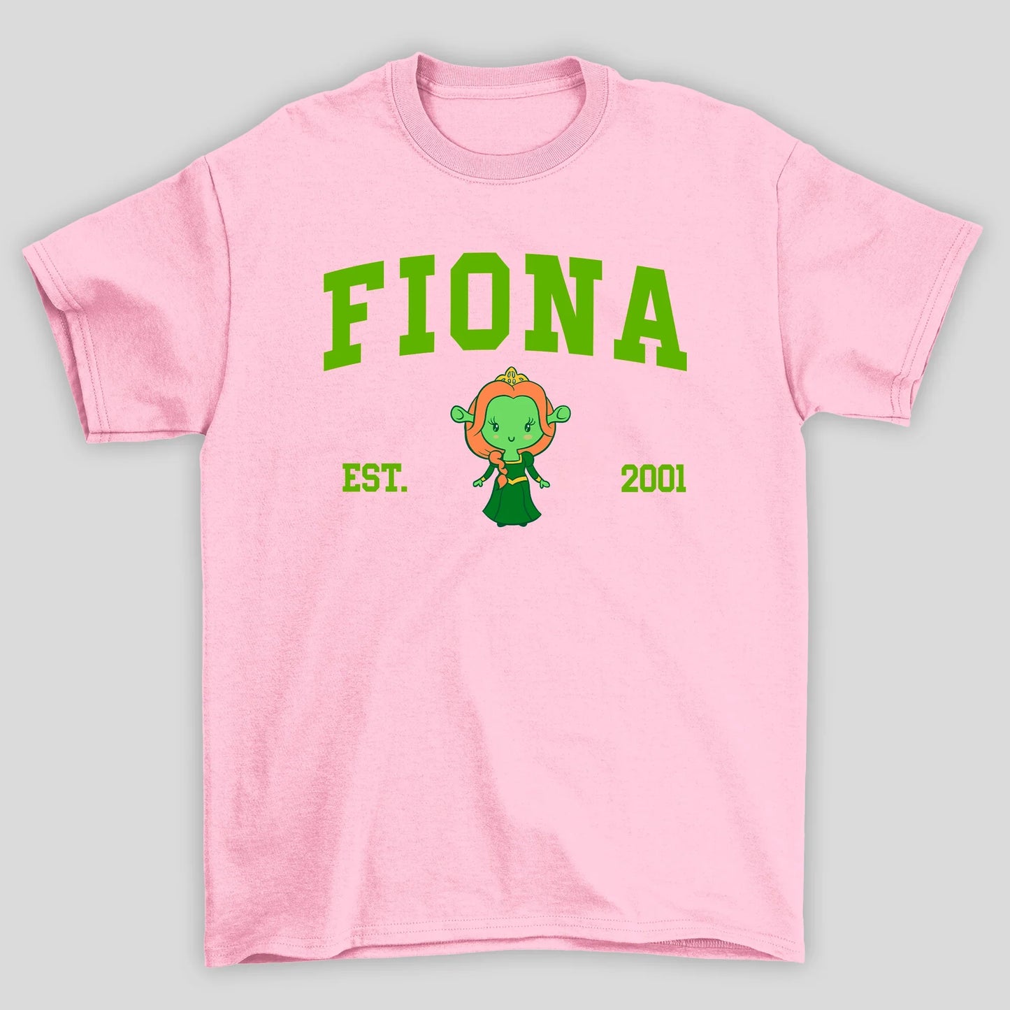 Camiseta Básica Unissex Fiona Est 2001 Shrek