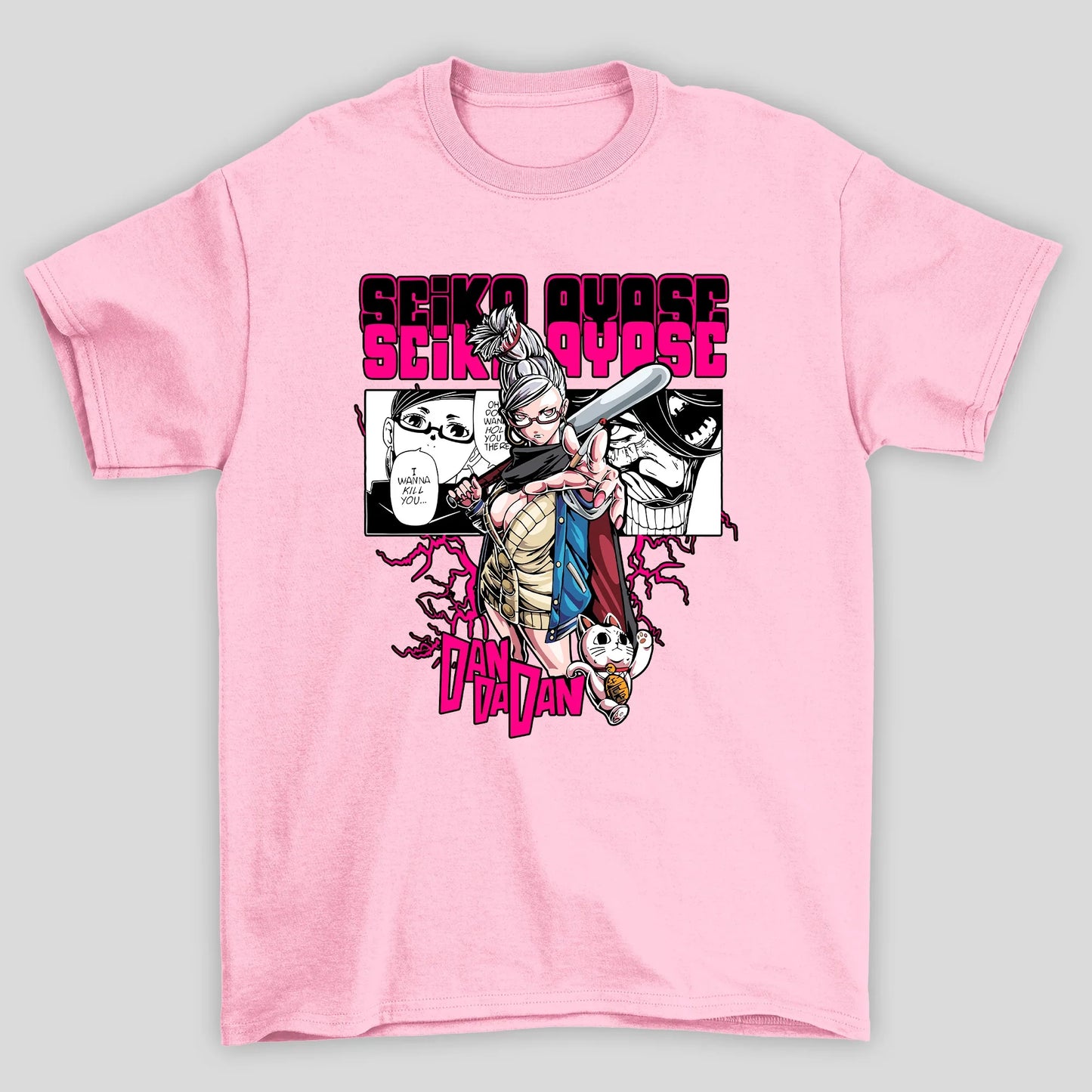 Camiseta Básica Unissex Seiko Ayase Velha Turbo Dandadan