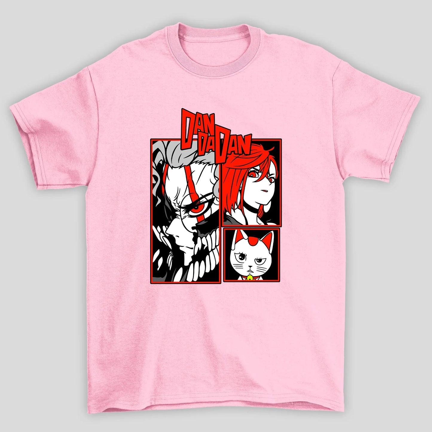 Camiseta Básica Unissex Momo Okarun Velha Turbo Dandadan