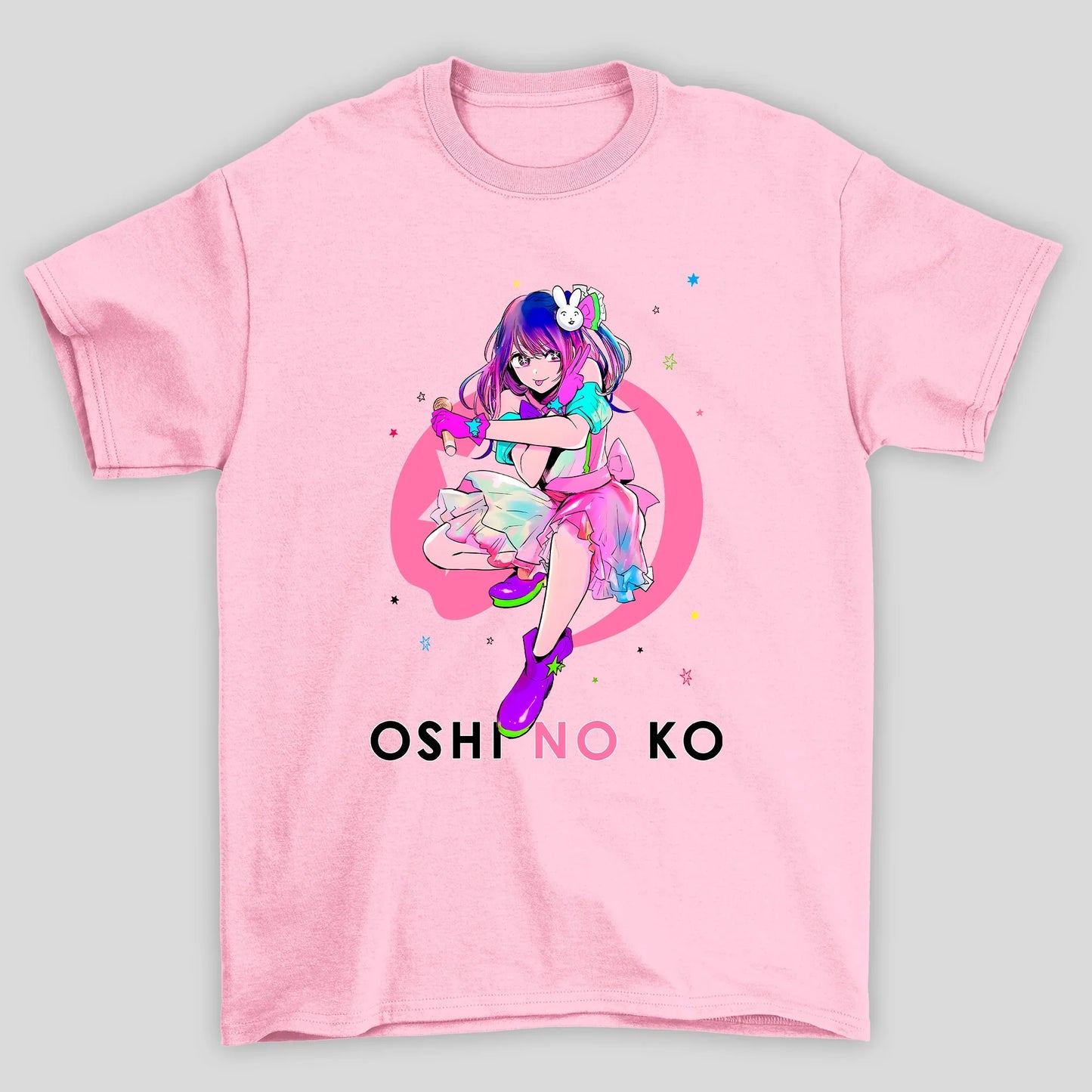 Camiseta Básica Unissex Poster Ai Hoshino Oshi No Ko