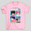 Camiseta Básica Unissex Personagens Quadrado Kanji Ranma