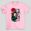 Camiseta Básica Unissex Demon Slayer Nezuko Tanjiro Flor