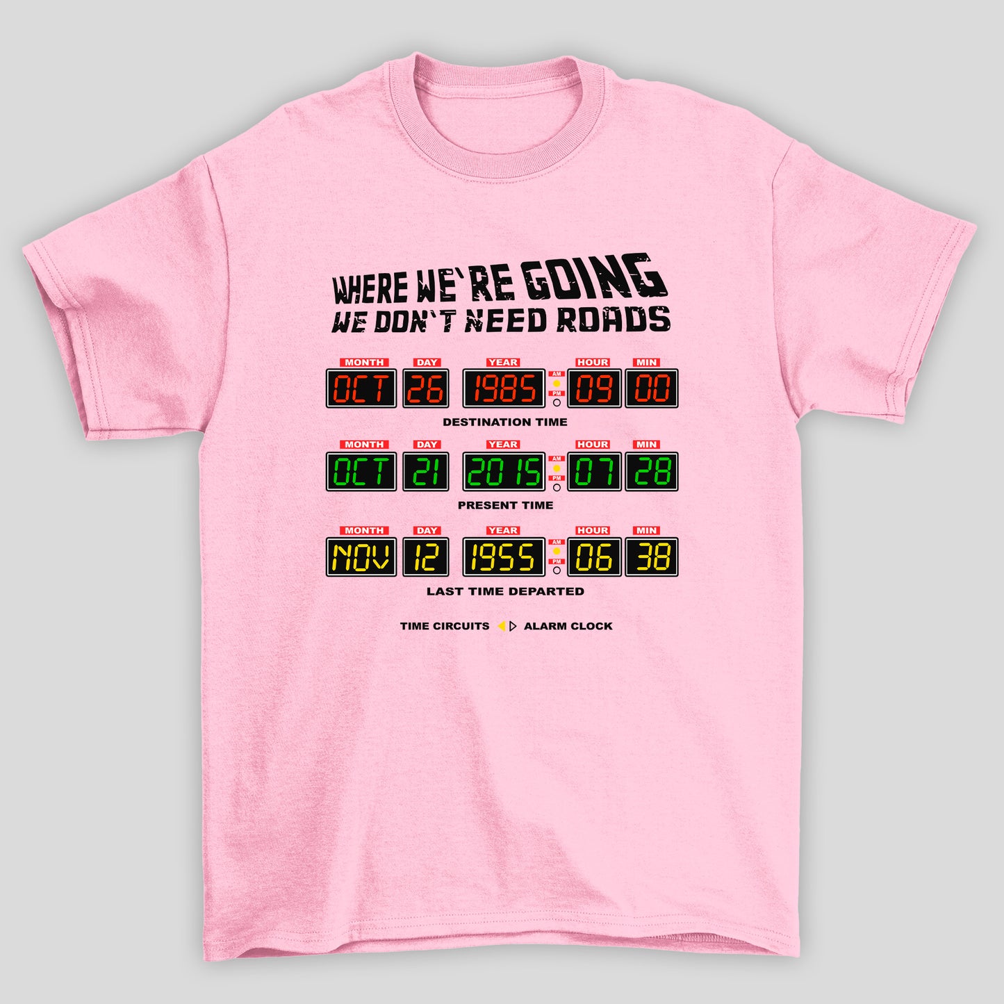 Camiseta Básica Unissex Timer Back To Future