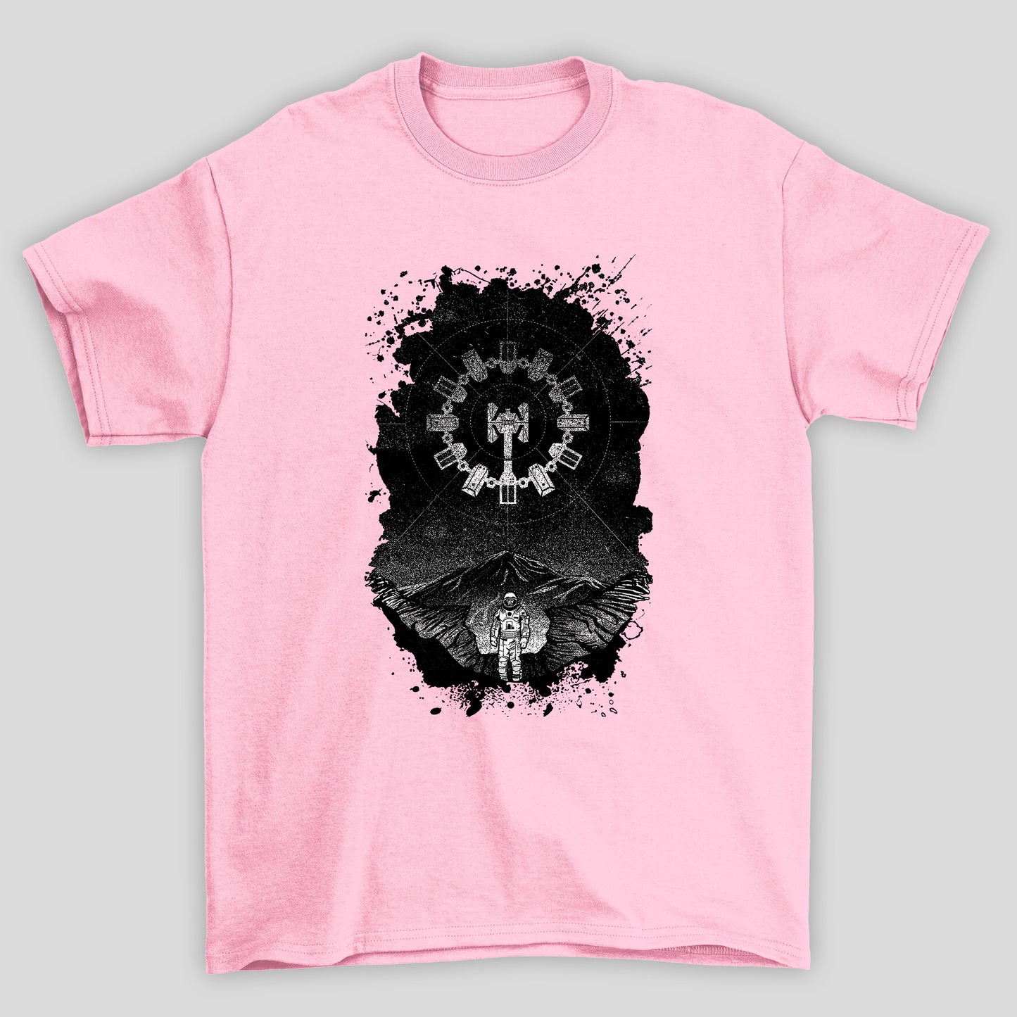 Camiseta Básica Unissex Art Estação Interestelar