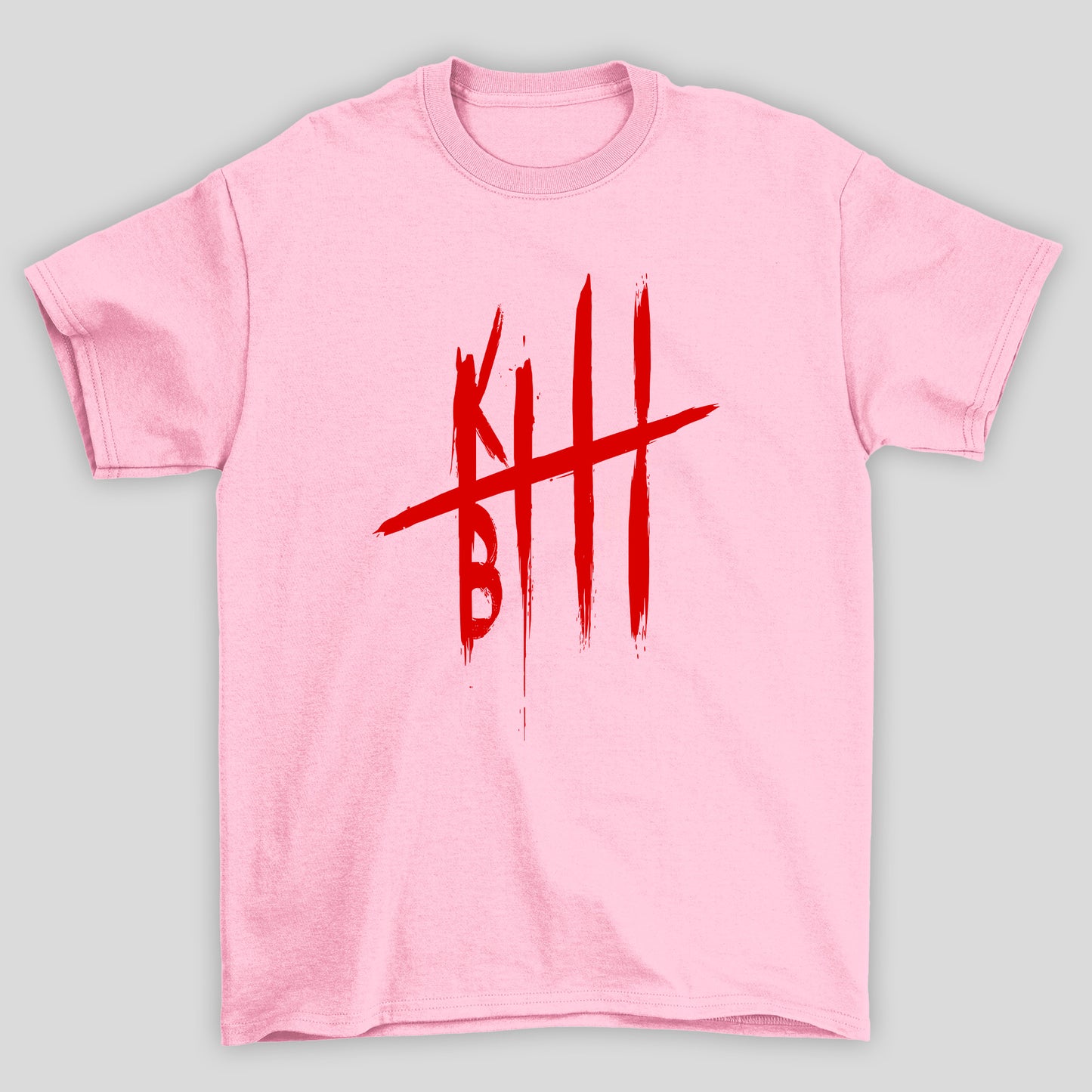 Camiseta Básica Unissex Kill Bill Logo Vermelho