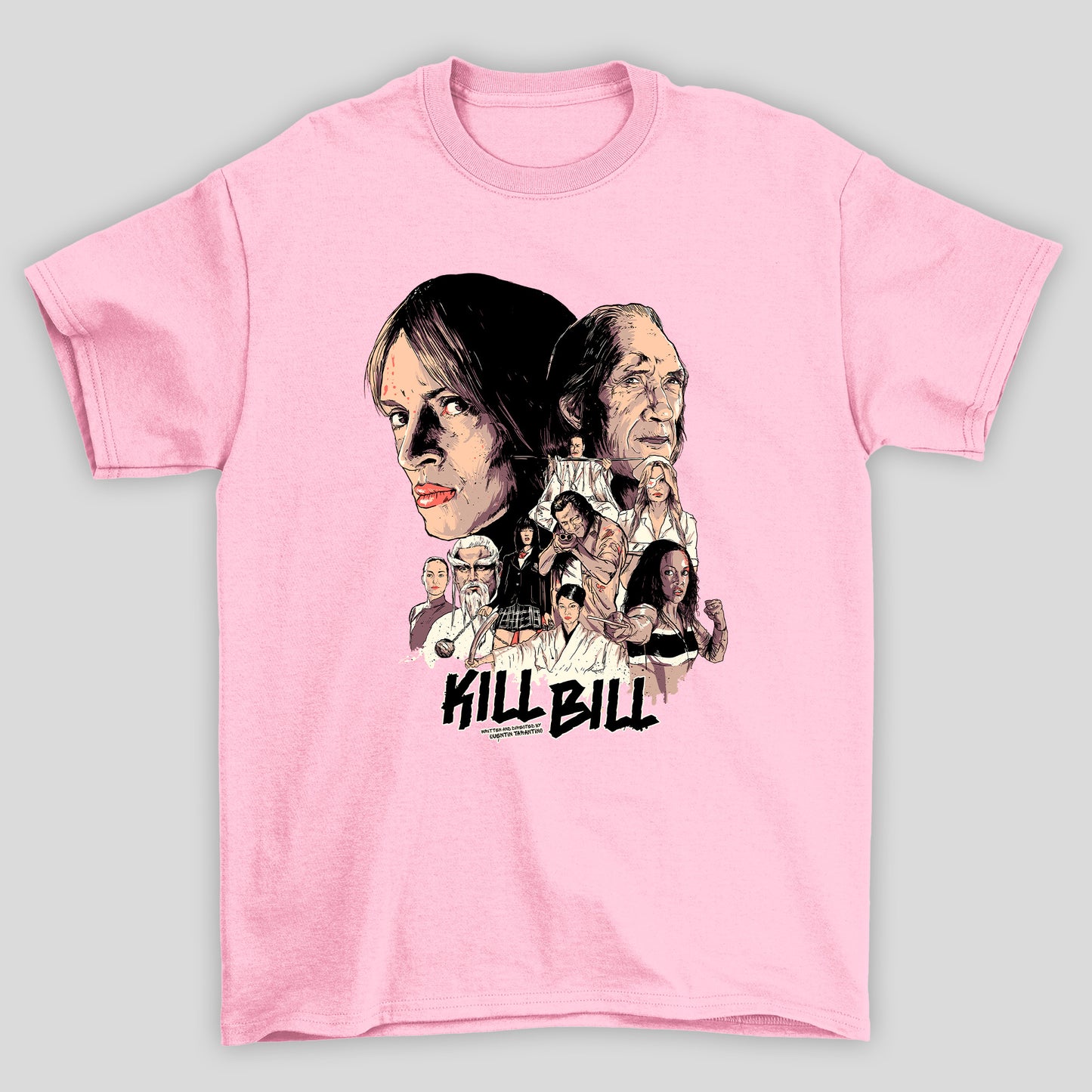 Camiseta Básica Unissex Kill Bill Personagens