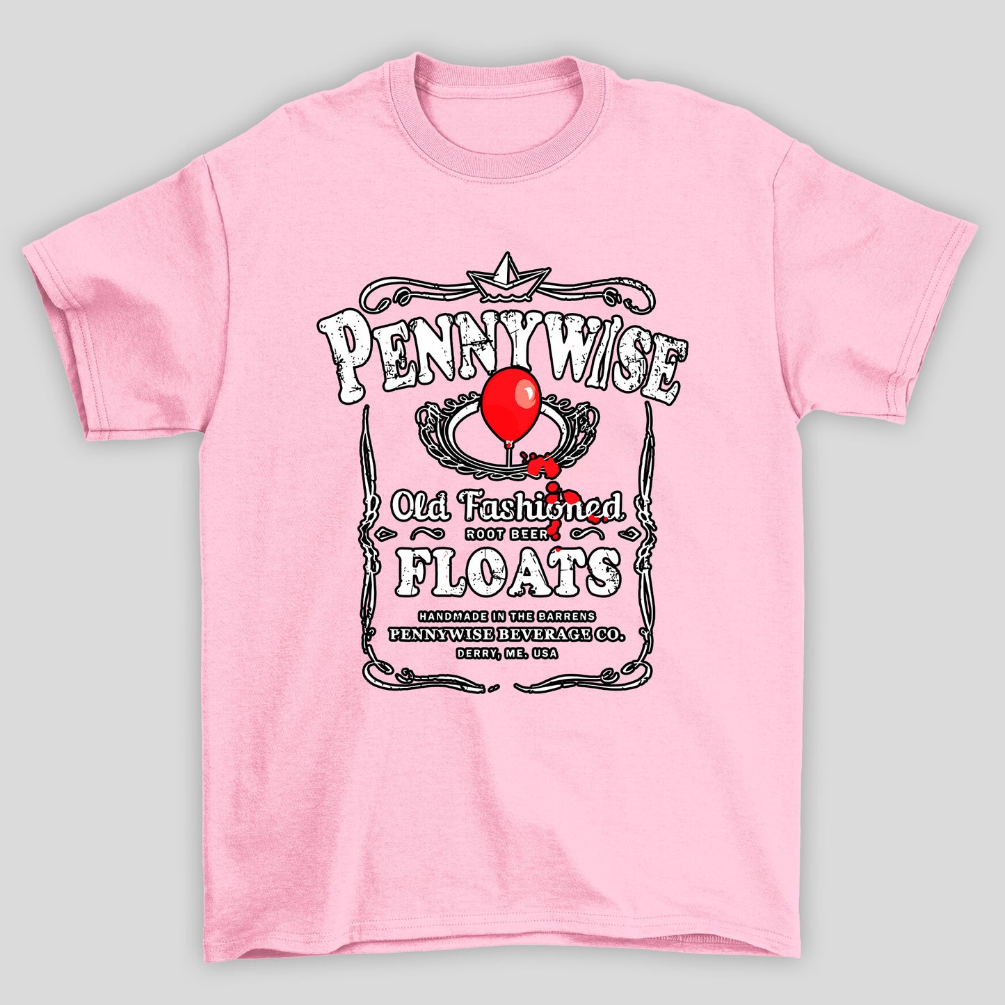 Camiseta Básica Unissex Pennywise Old Gashioned IT A Coisa
