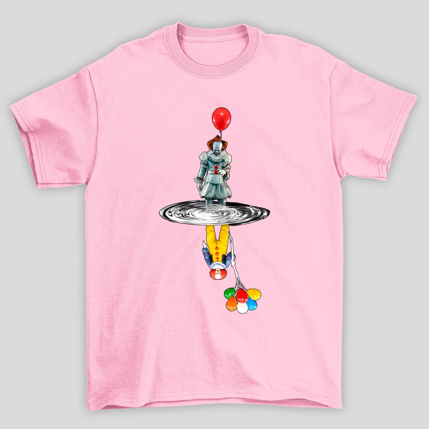 Camiseta Básica Unissex Pennywise New And Old  IT A Coisa