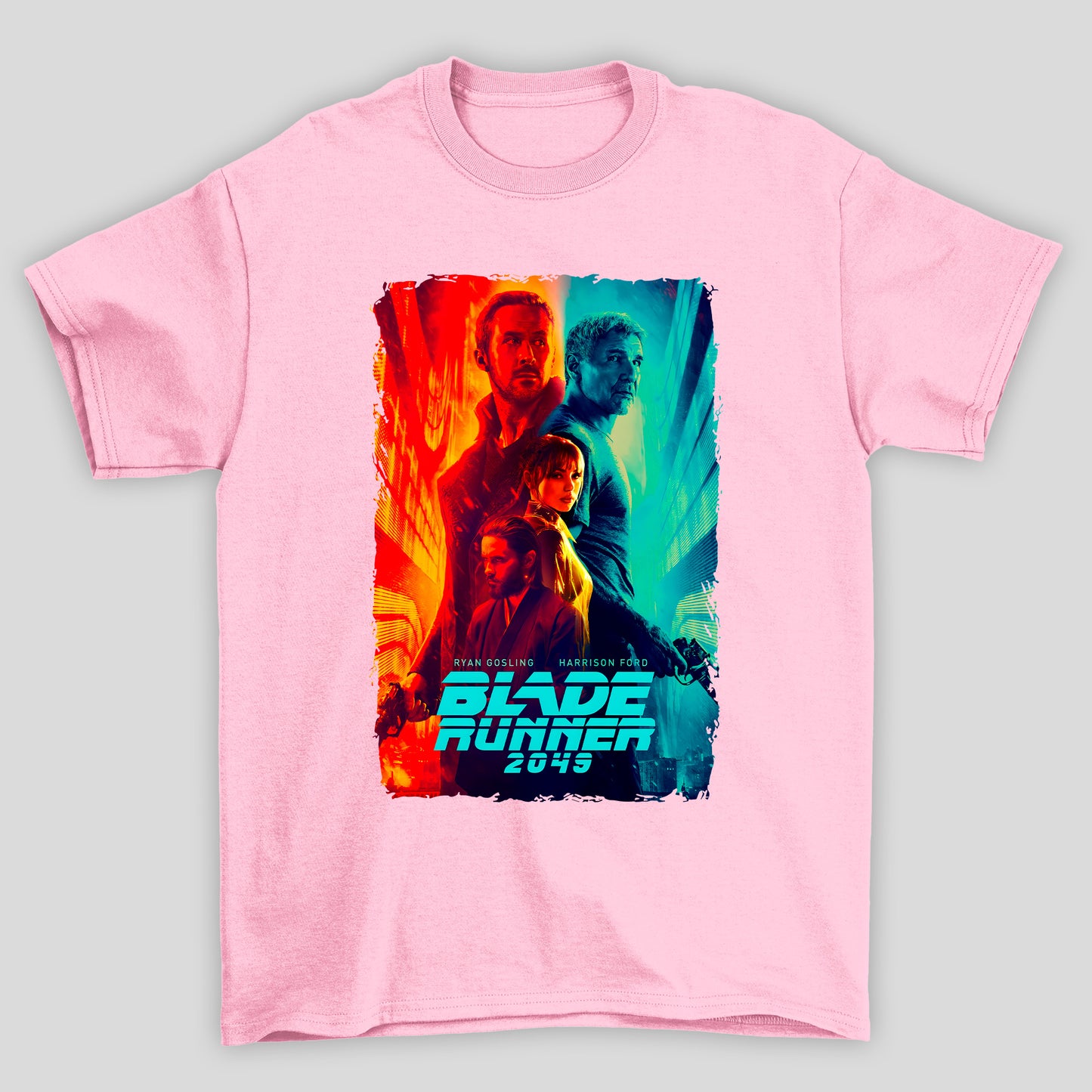 Camiseta Básica Unissex Blade Runner Poster Personagens