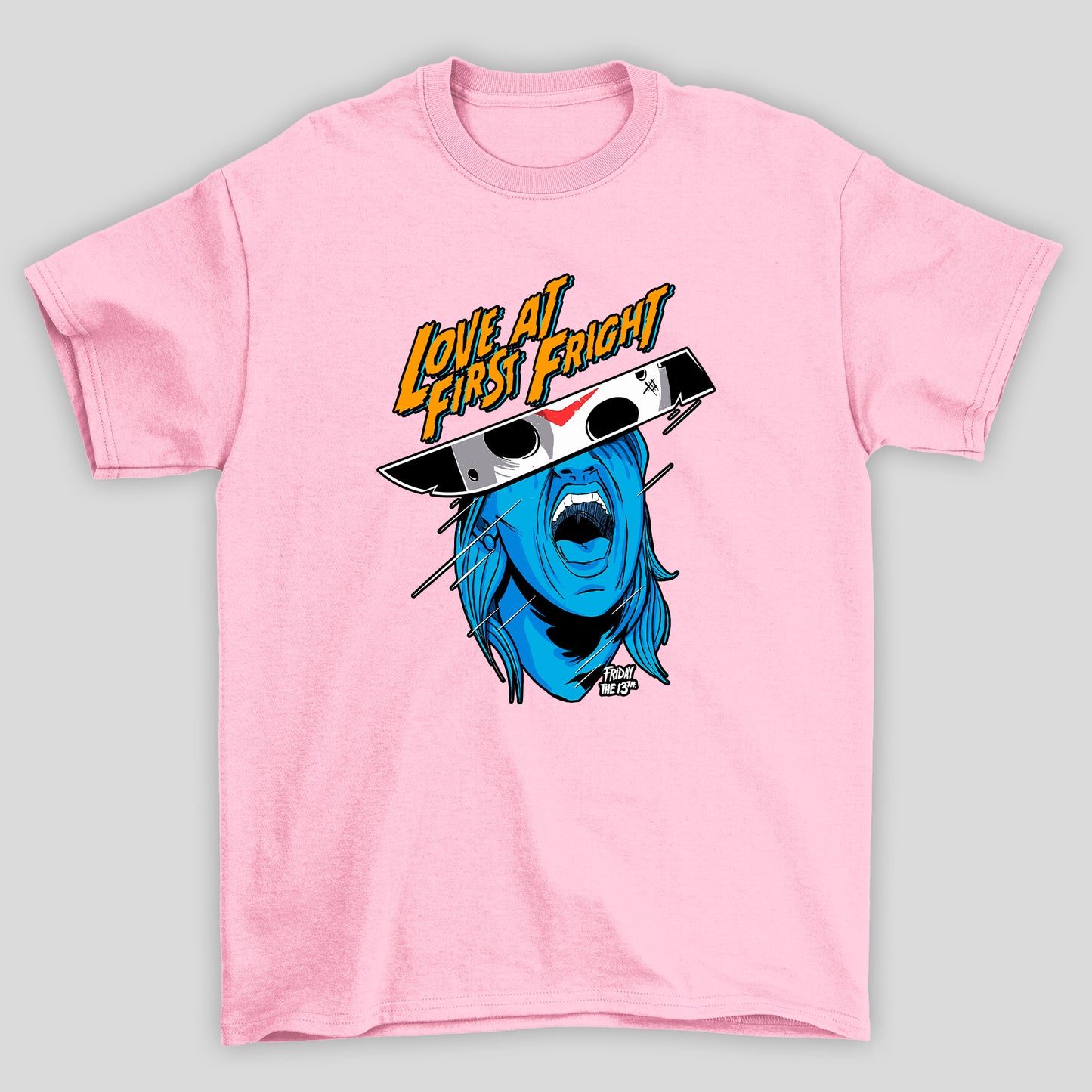 Camiseta Básica Unissex Love At First Fright Sexta Feira 13