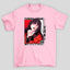 Camiseta Básica Unissex Yumeko Jabami Kanji Kakegurui