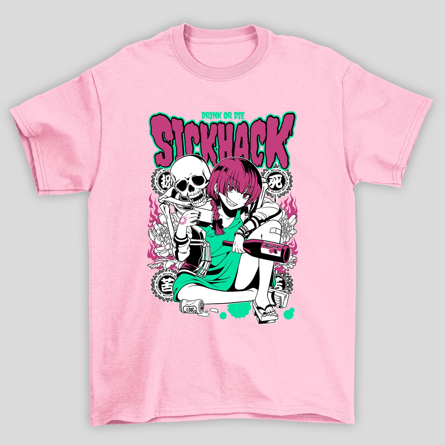 Camiseta Básica Unissex Stickhack Hiroi Kikuri Bocchi The Rock
