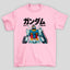 Camiseta Básica Unissex Gundam Kanji RX-78 Graphic