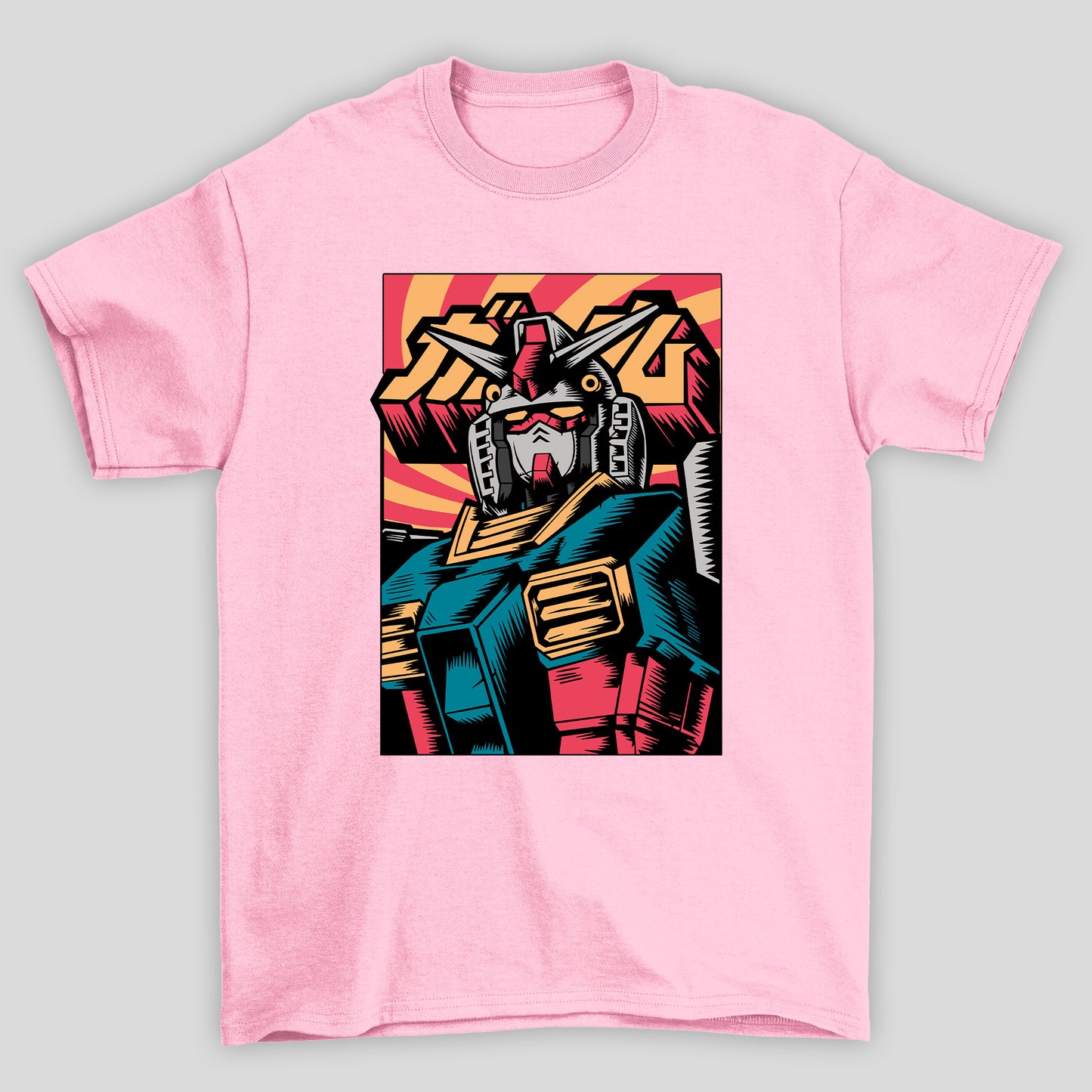 Camiseta Básica Unissex Gundam HQ Busto