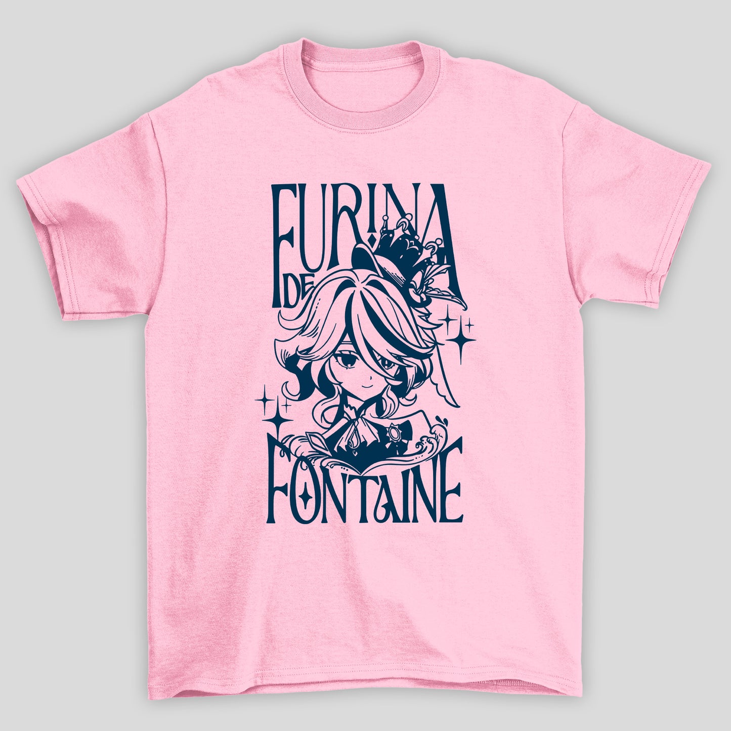Camiseta Básica Unissex Furina De Fontine Genshin