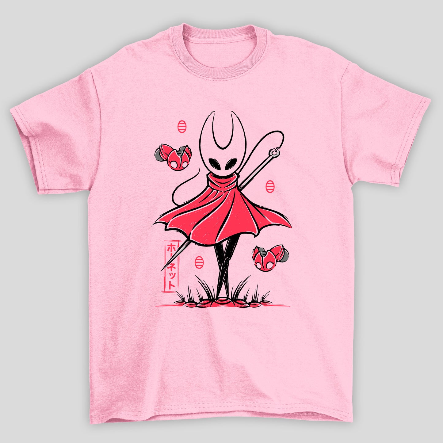 Camiseta Básica Unissex Hollow Knight Silksong Hornet Agulha
