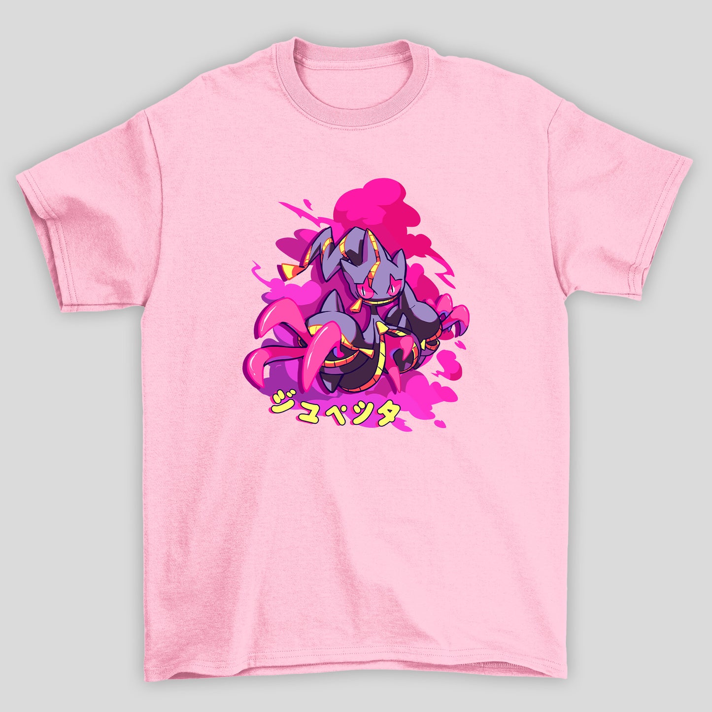 Camiseta Básica Unissex Mega Banette Kanji Pokemon Halloween