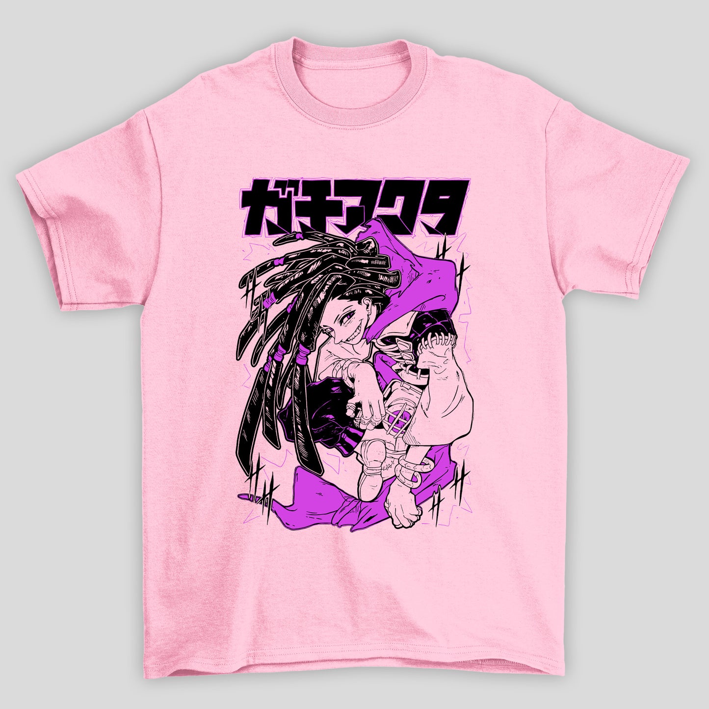 Camiseta Básica Unissex Abber Kanji Gachiakuta