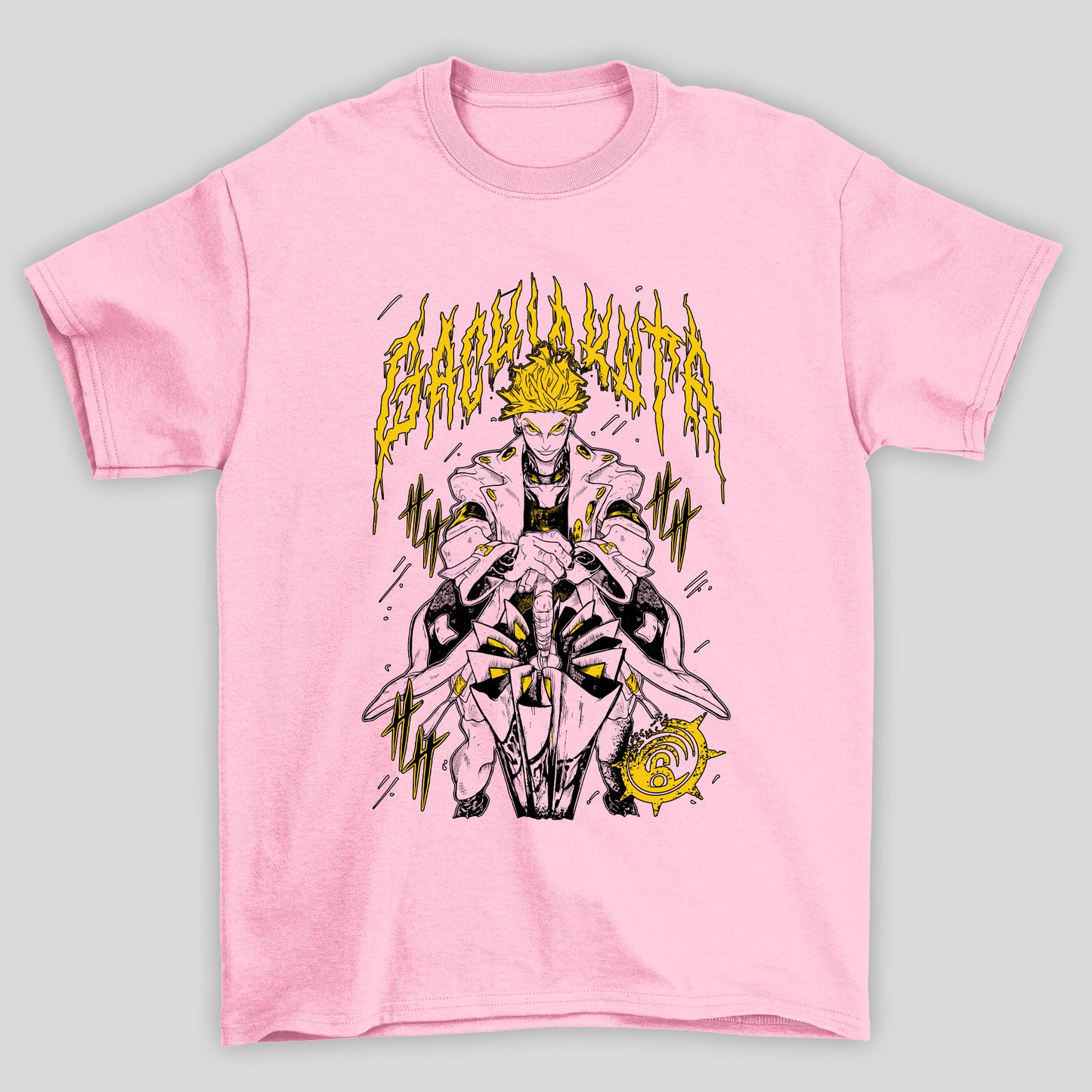 Camiseta Básica Unissex Njin Kanji Gachiakuta