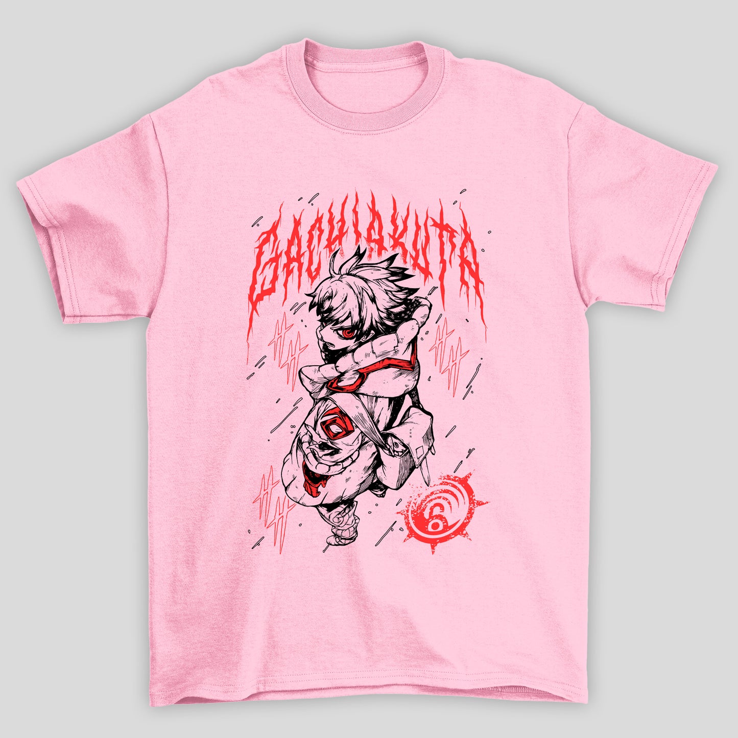Camiseta Básica Unissex Rudo Kanji Gachiakuta