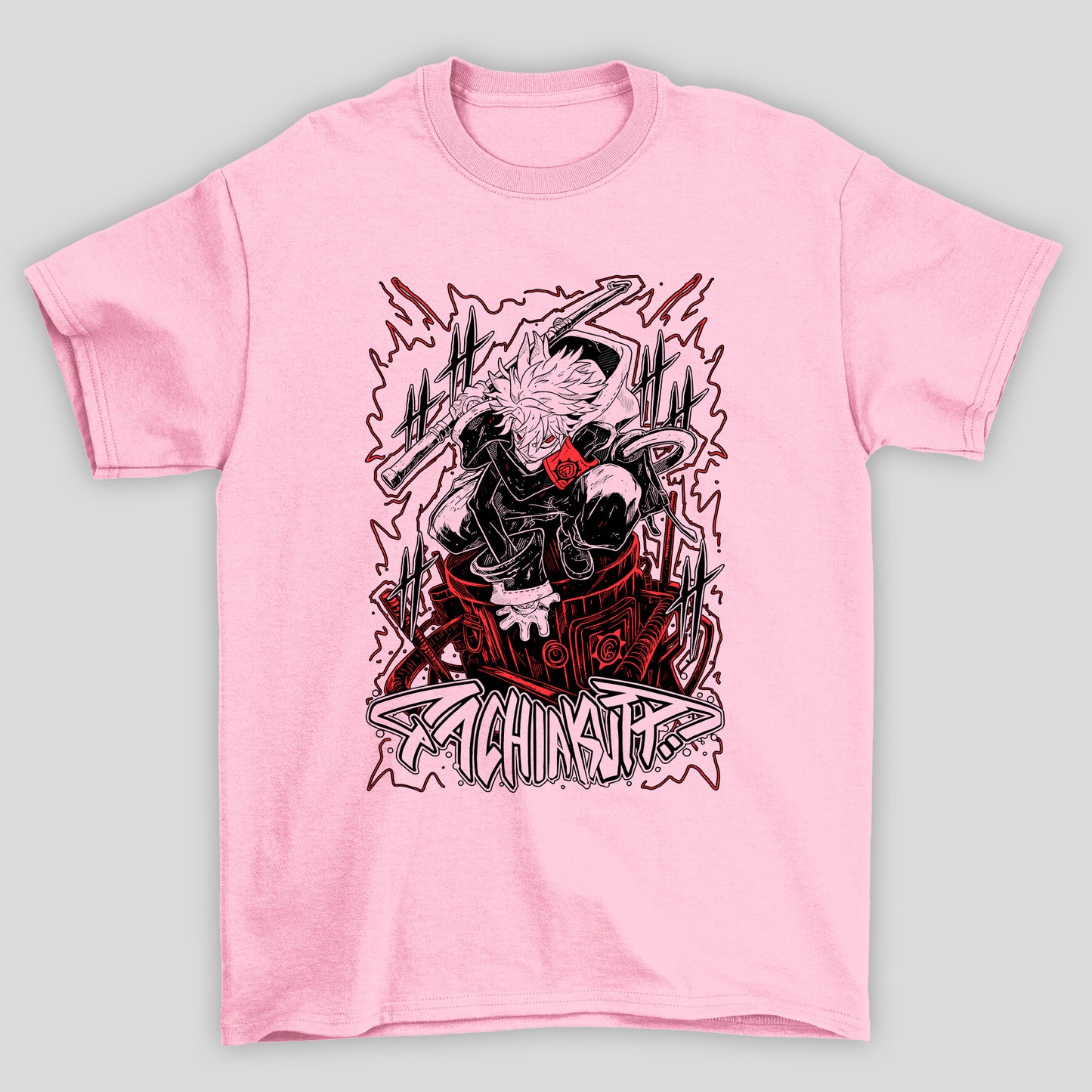 Camiseta Básica Unissex Rudo Cano Kanji Gachiakuta