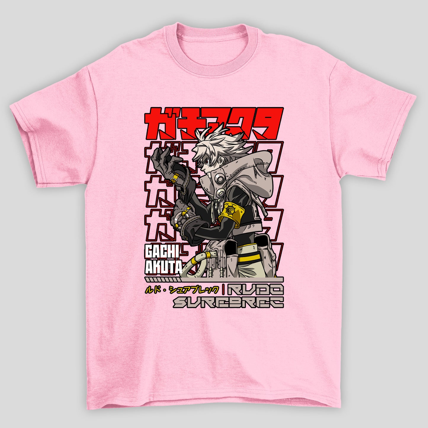 Camiseta Básica Unissex Rudo Sureberec Kanji Gachiakuta