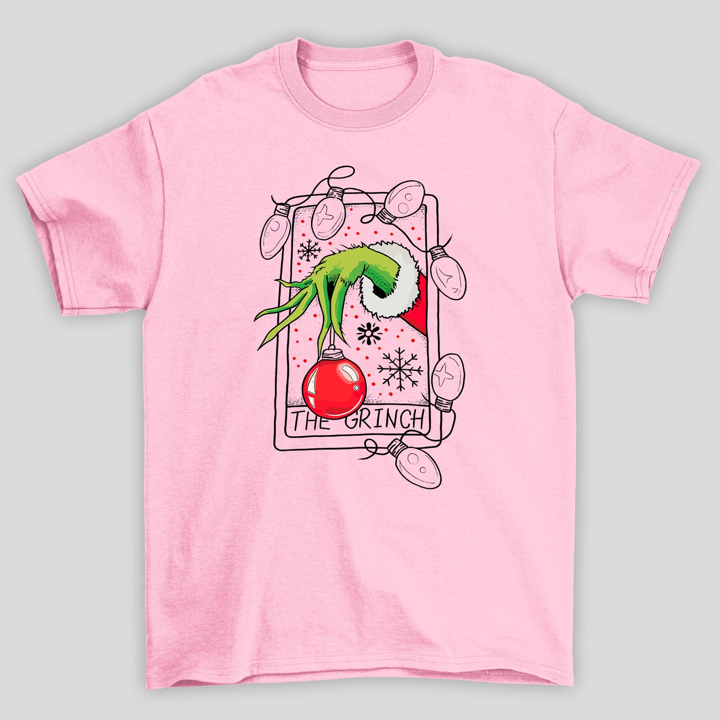 Camiseta Básica Unissex O Grinch Xtmas Ball