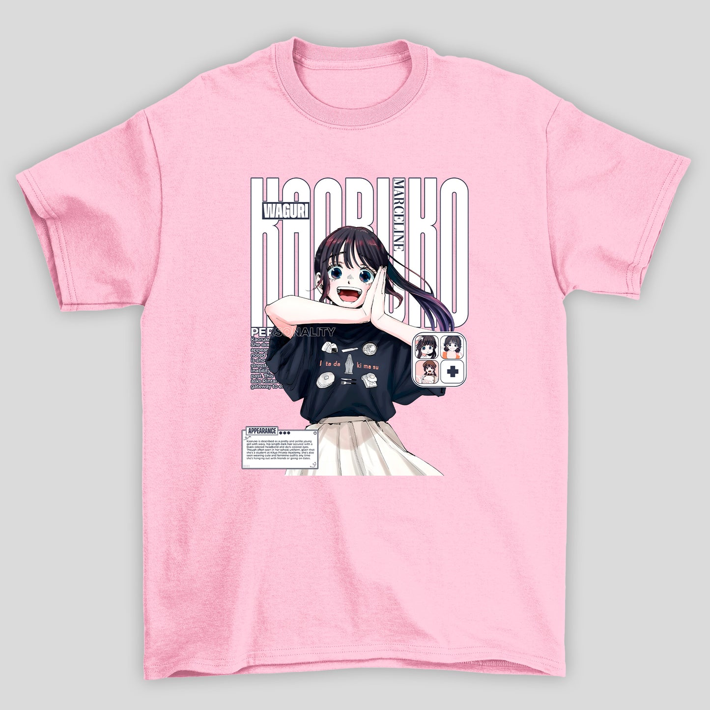 Camiseta Básica Unissex Kaoruko Waguri