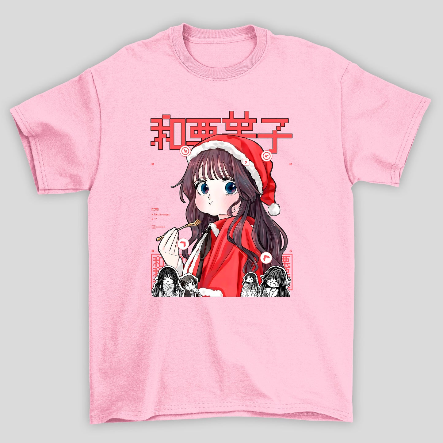 Camiseta Básica Unissex Kaoru Hana Waguri Comendo
