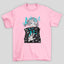 Camiseta Básica Unissex Yofukashi No Uta Nazuna Nanakusa Kanji Azul