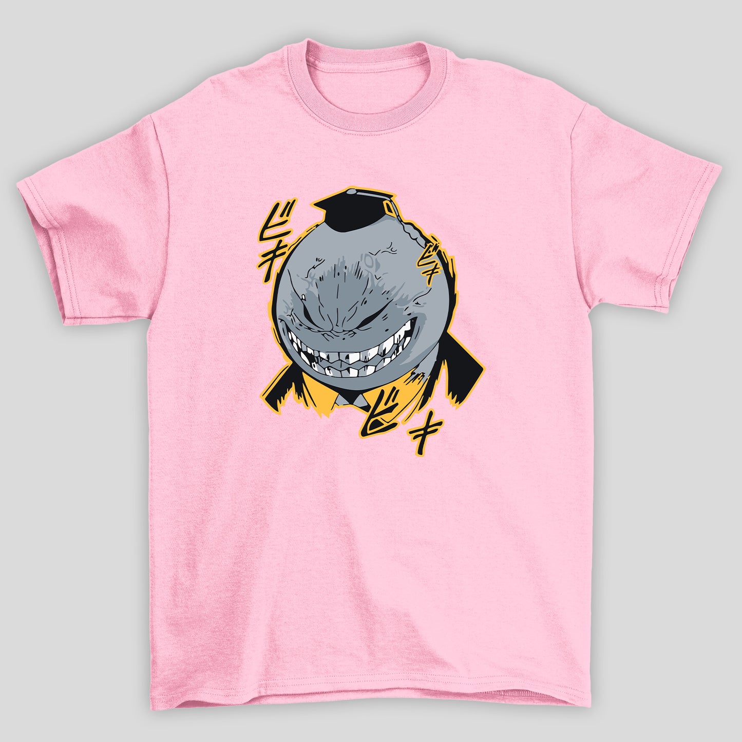 Camiseta Básica Unissex Koro Sensei 100% Rage Kanji