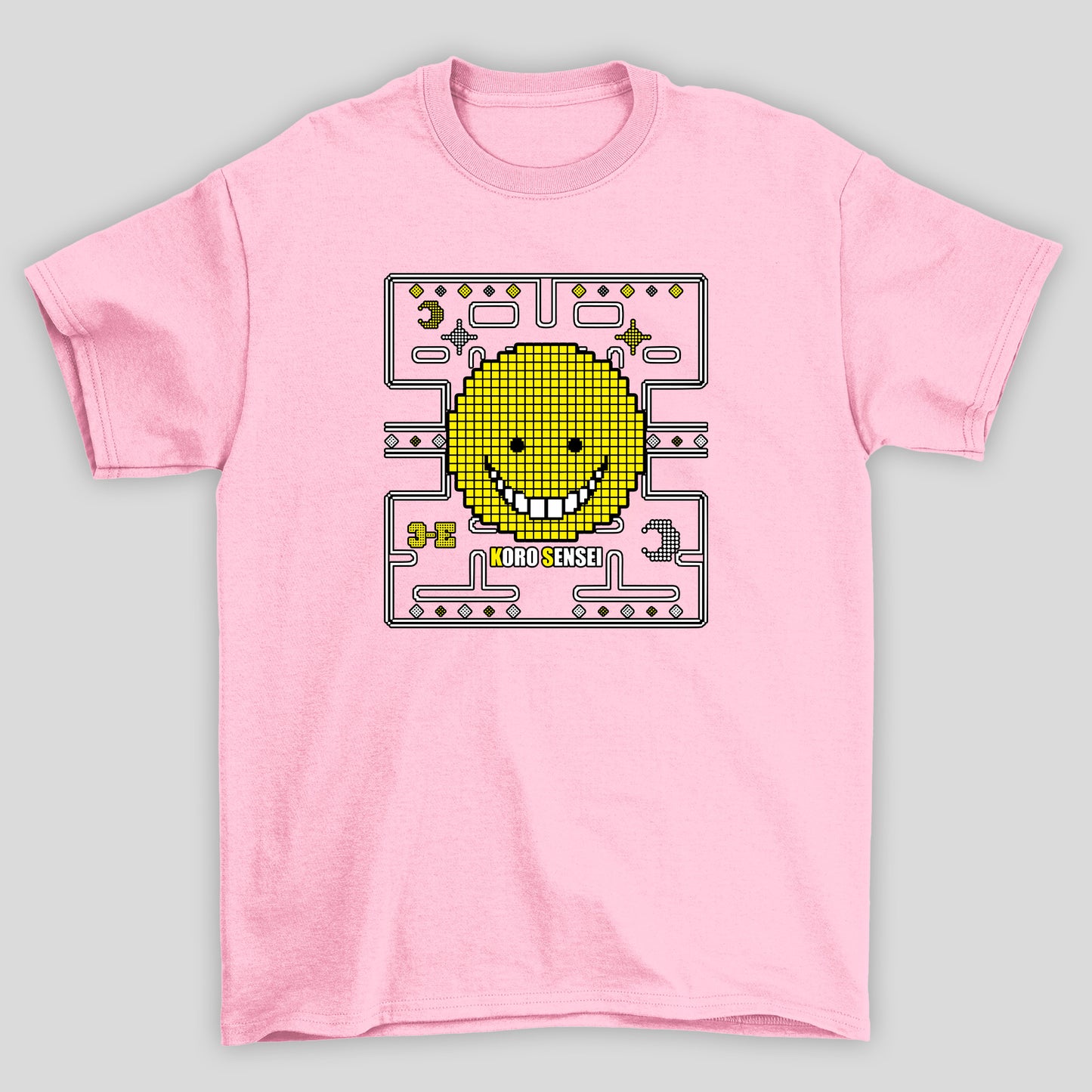 Camiseta Básica Unissex Koro Sensei Pacman