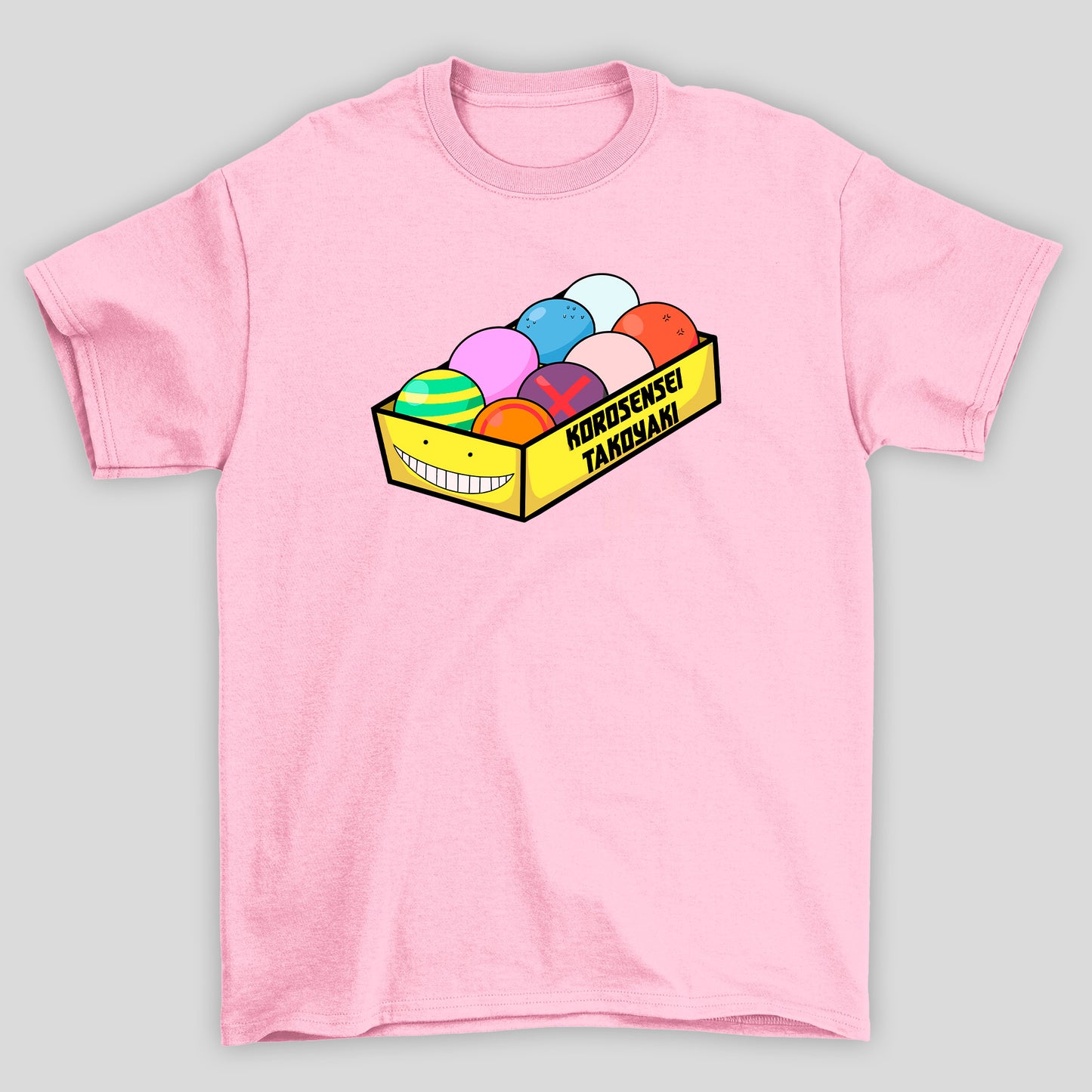 Camiseta Básica Unissex Koro Sensei Caixa Takoyaki