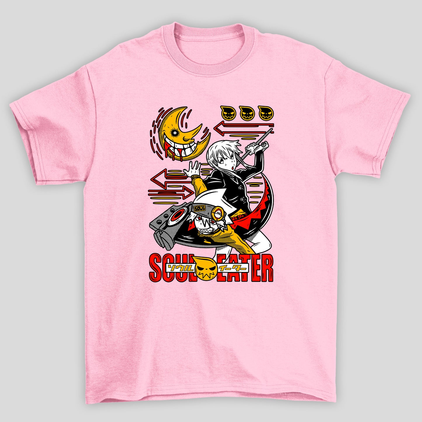Camiseta Básica Unissex Soul Eater Maka Soul Lua