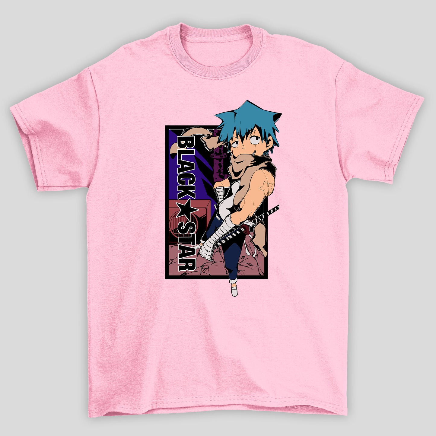 Camiseta Básica Unissex Soul Eater Black Star